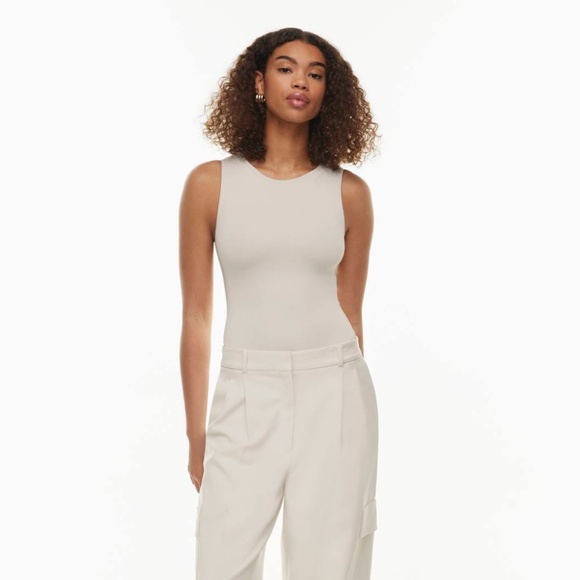Aritzia Contour⎜CREW BODYSUIT⎜MATTE PEARL - Picture 2 of 16